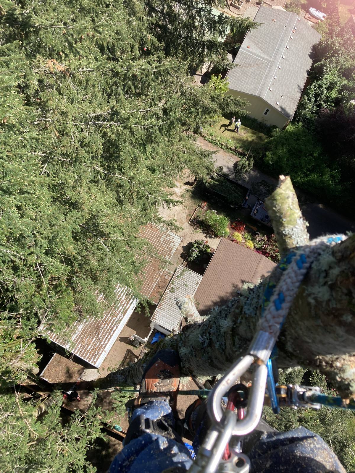 Rigging, clipped and loaded